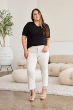Load image into Gallery viewer, RFM Mini Mia Full Size Tummy Control High Waist Raw Hem Jeans