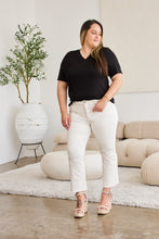 Load image into Gallery viewer, RFM Mini Mia Full Size Tummy Control High Waist Raw Hem Jeans