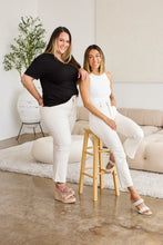 Load image into Gallery viewer, RFM Mini Mia Full Size Tummy Control High Waist Raw Hem Jeans