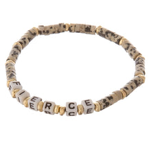 Load image into Gallery viewer, Inspirational Bracelet with Semi Precious Stones - Harp & Sole Boutique