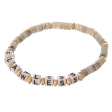 Load image into Gallery viewer, Inspirational Bracelet with Semi Precious Stones - Harp & Sole Boutique