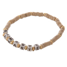 Load image into Gallery viewer, Inspirational Bracelet with Semi Precious Stones - Harp & Sole Boutique