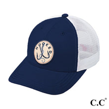 Load image into Gallery viewer, "Hooked on Fishing" Men's Mesh Baseball Cap