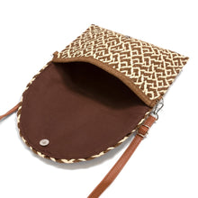 Load image into Gallery viewer, Braided Straw Crossbody Bag