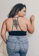 Load image into Gallery viewer, Tattoo Mesh Racerback Bralette - Harp & Sole Boutique