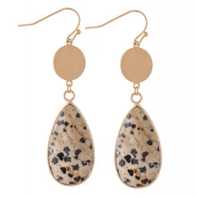 Load image into Gallery viewer, Semi Precious Teardrop Earrings