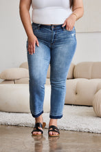 Load image into Gallery viewer, Judy Blue Full Size Release Hem Cropped Bootcut Jeans