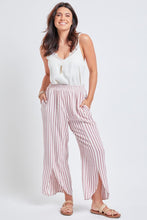Load image into Gallery viewer, Nantucket Red Striped Tulip Hem Crops - Medium available