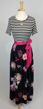 Load image into Gallery viewer, Floral Maxi Dress with Striped Top - Harp &amp; Sole Boutique