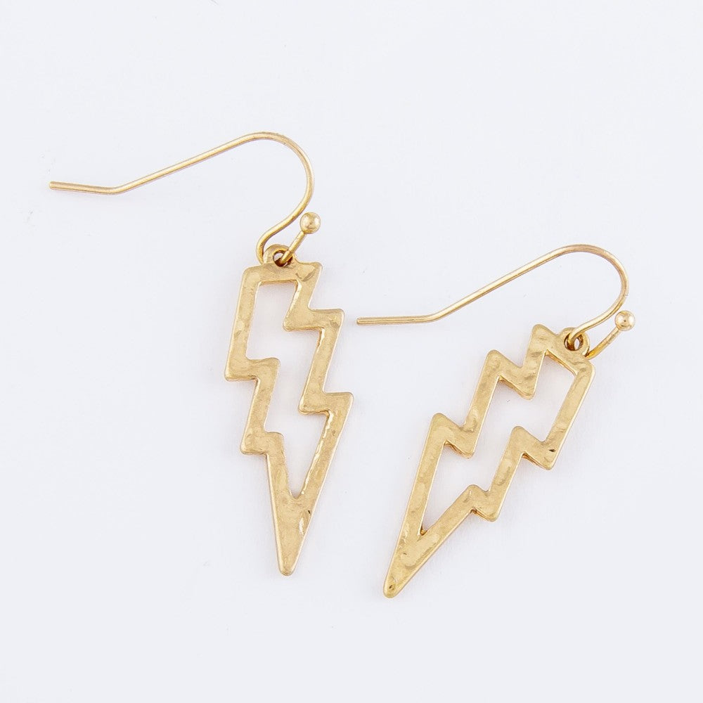 Lightning bolt hot sale drop earrings