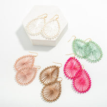 Load image into Gallery viewer, Beaded Teardrop Earrings
