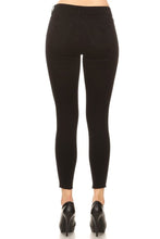 Load image into Gallery viewer, Distressed Mid Rise Black Skinny Jeans - Harp &amp; Sole Boutique