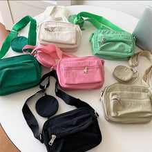 Load image into Gallery viewer, Cross Body Nylon Belt Bag