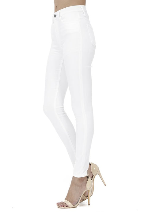 Classic White High Rise Skinny Jeans- Size 7/27 Avail.