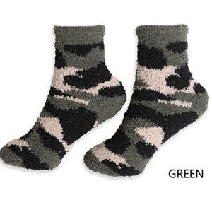 Comfy Luxe Camo Socks