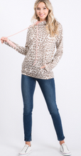 Load image into Gallery viewer, Mocha Leopard Double Hoodie - 1 Small Avail.