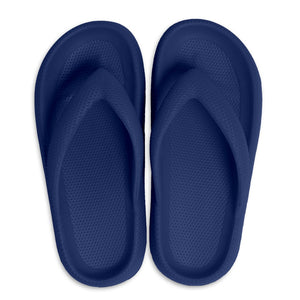 Navy Flip Flop Comfy Slides