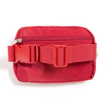 Load image into Gallery viewer, Pink Nylon Belt Bag