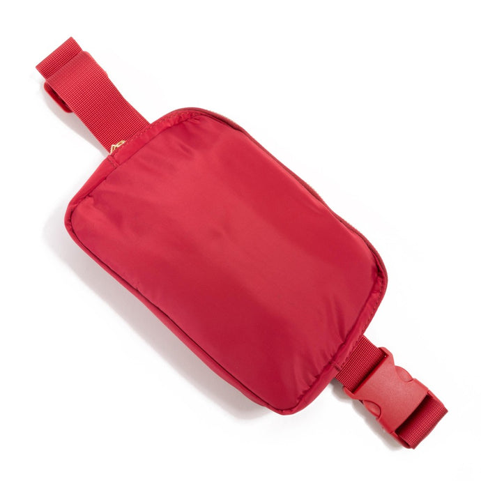 Pink Nylon Belt Bag