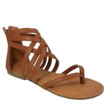 Load image into Gallery viewer, Braided Ankle Sandals - Harp &amp; Sole Boutique