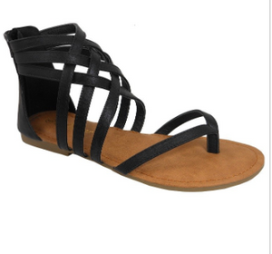 Braided Ankle Sandals - Harp & Sole Boutique