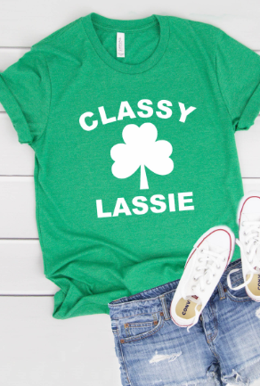 Classy Lassie T-Shirt - Harp & Sole Boutique