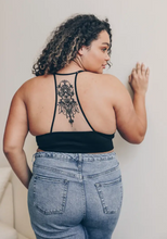 Load image into Gallery viewer, Tattoo Mesh Racerback Bralette - Harp &amp; Sole Boutique